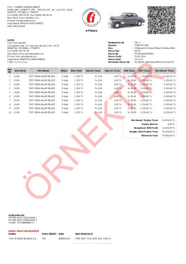 xslt tasarım fatura şablon 16