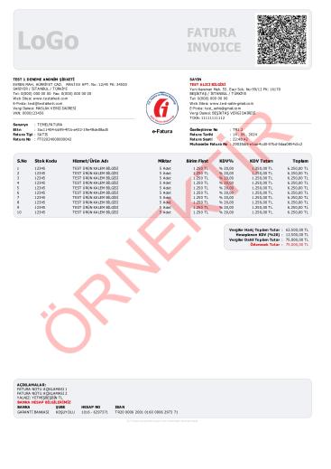 xslt tasarım fatura şablon 27