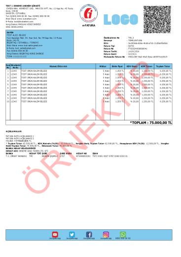 xslt tasarım fatura şablon 28