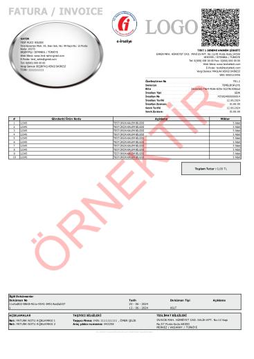 xslt tasarım irsaliye şablon 14