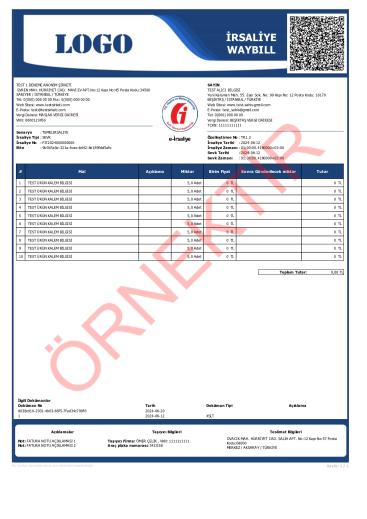 xslt tasarım irsaliye şablon 21