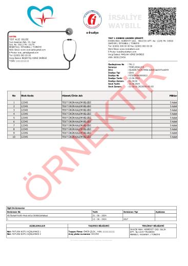 xslt tasarım irsaliye şablon 6